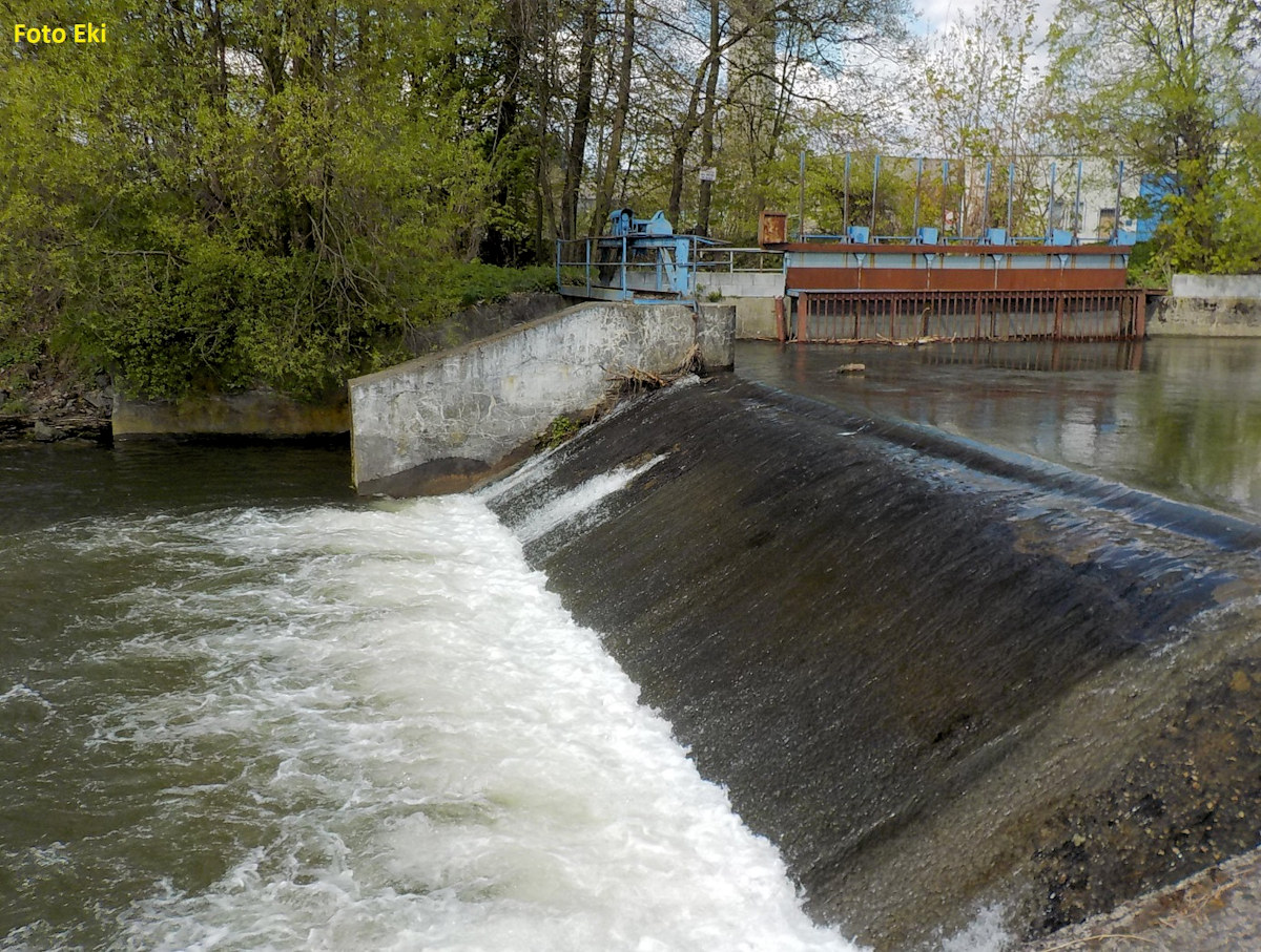 rkm. 8,2 Nebezpečný jez pod Šumperkem