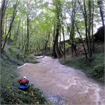 Pod hrází Hostačovského rybníka - kaskáda