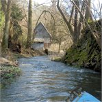 U Roučmídy, březen 2020, 1,4 m3/s v Loděnici