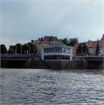 Soutok Volyňky (vlevo) s Otavou ve Strakonicích