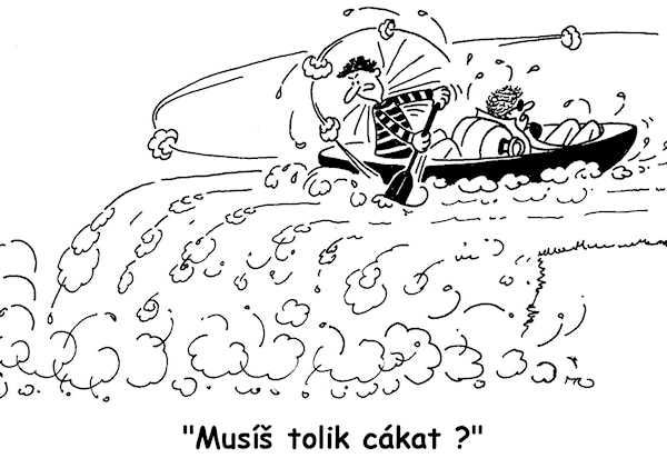 Musíš tolik cákat?