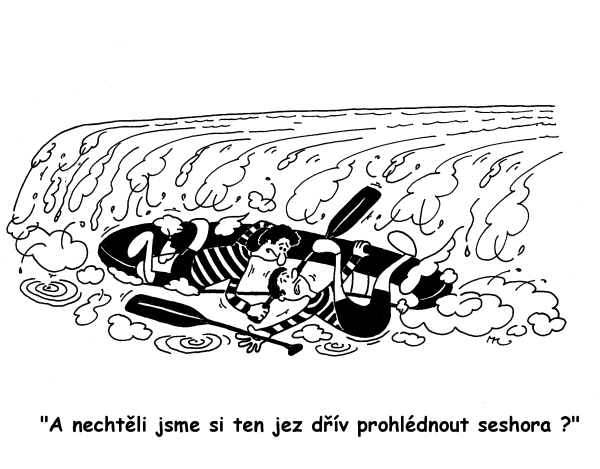A nechtěli jsme si ten jez dřív prohlédnout seshora?