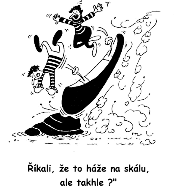 Říkali, že to háže na skálu, ale takhle?