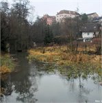 U vjezdu do zámeckého parku v Opočně